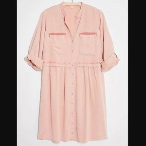 Anthropologie | Cloth & Stone Lila Chambray Shirtdress